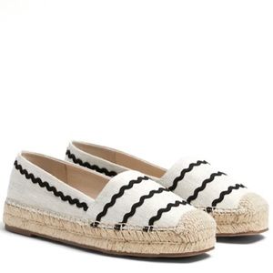 Ann Taylor | Persephone ric rac linen espadrilles